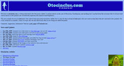 Desktop Screenshot of otocinclus.com