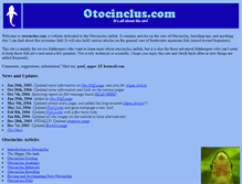 Tablet Screenshot of otocinclus.com